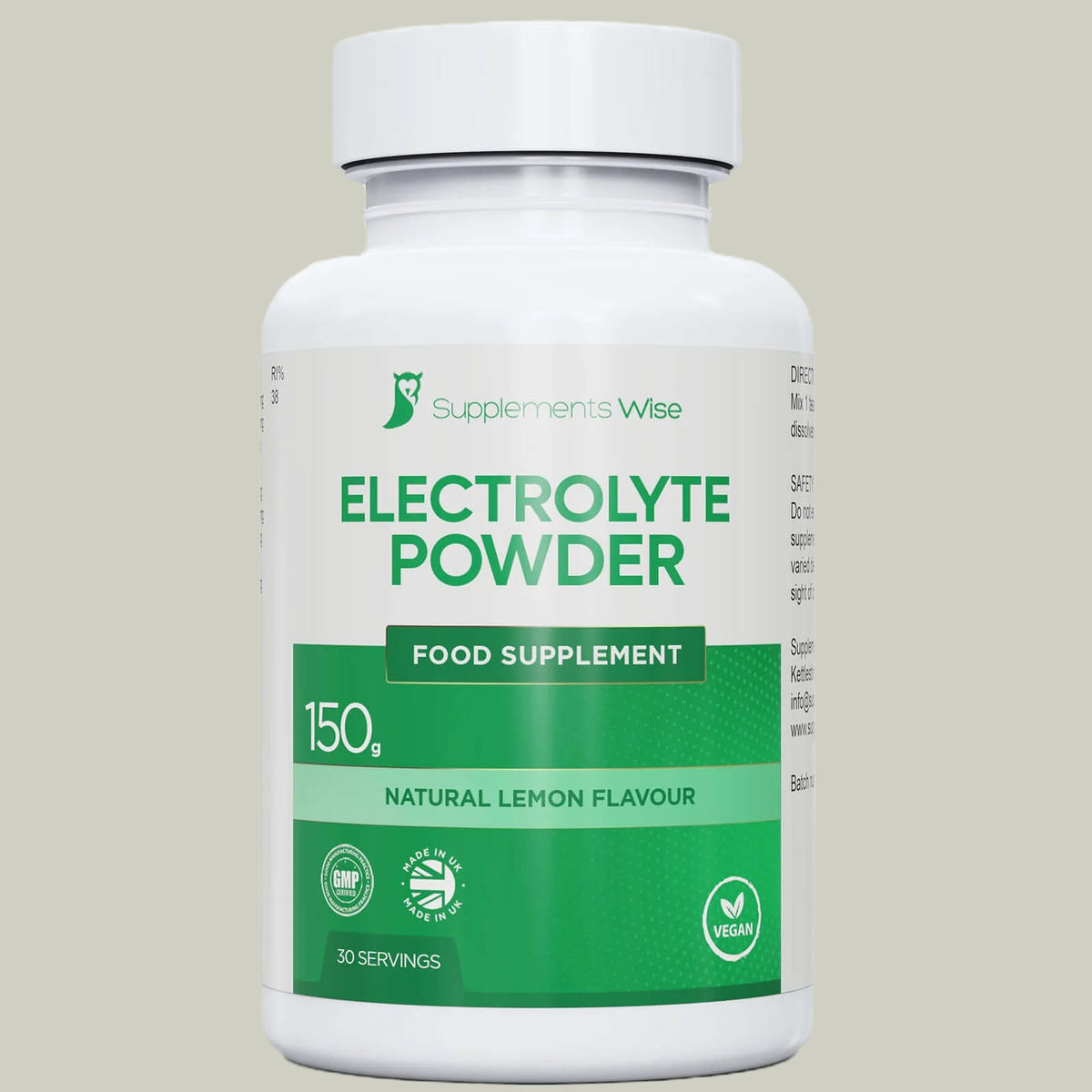 Electrolyte Powder Hydration Drink - Himalayan Salt Zero Sugar 150G 30 Servings