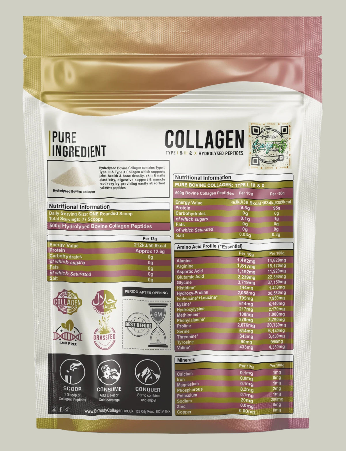 Hydrolysed Grass-Fed Collagen Peptides