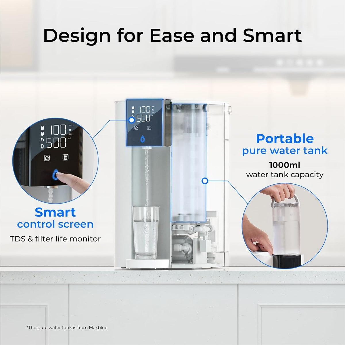 [Alkaline Mineral] Waterdrop Corero Reverse Osmosis System, 7-Stage, WD-C1SL