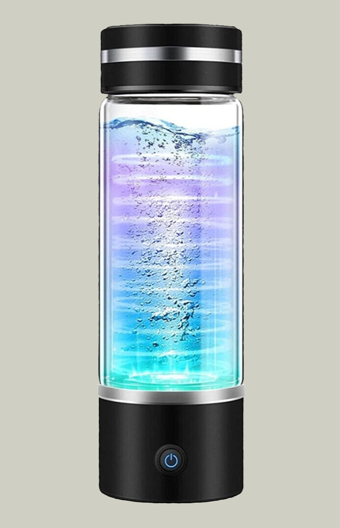 Hydrogen Water Bottle – SPE/PEM Electrolysis, 380ml