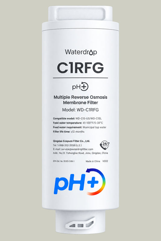 Waterdrop C1RFG Filter, Replacement for C1SL RO System, 12-Month Lifetime