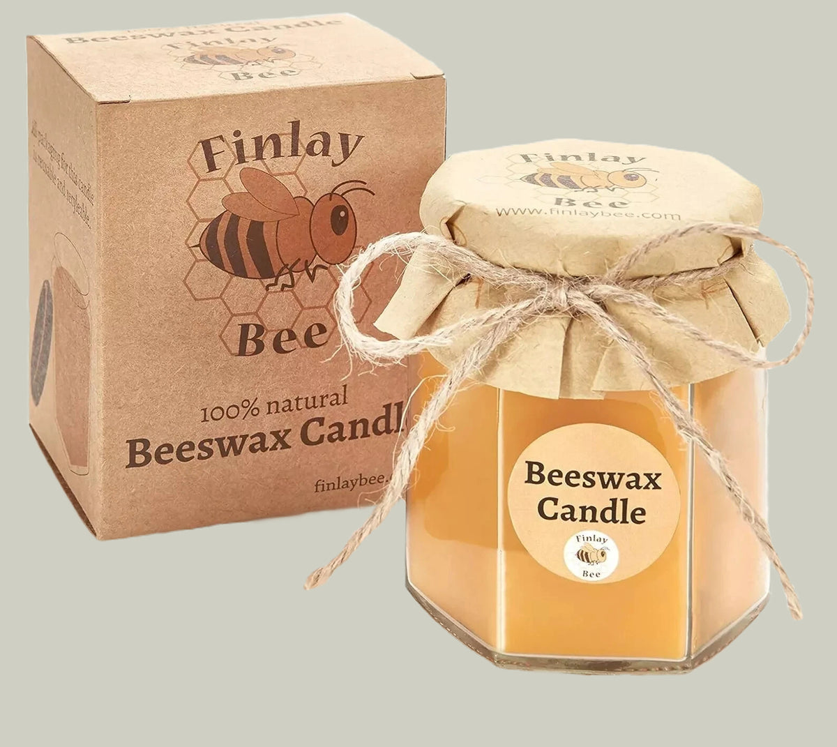 Natural Beeswax Candle