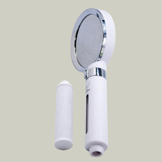 Filtered Shower Head with Dual Water Filtration