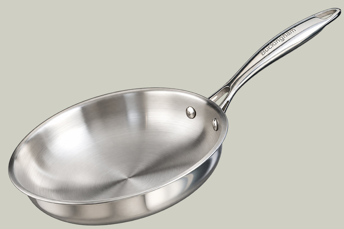 Elite Tri-Ply Stainless Steel Frying Pan