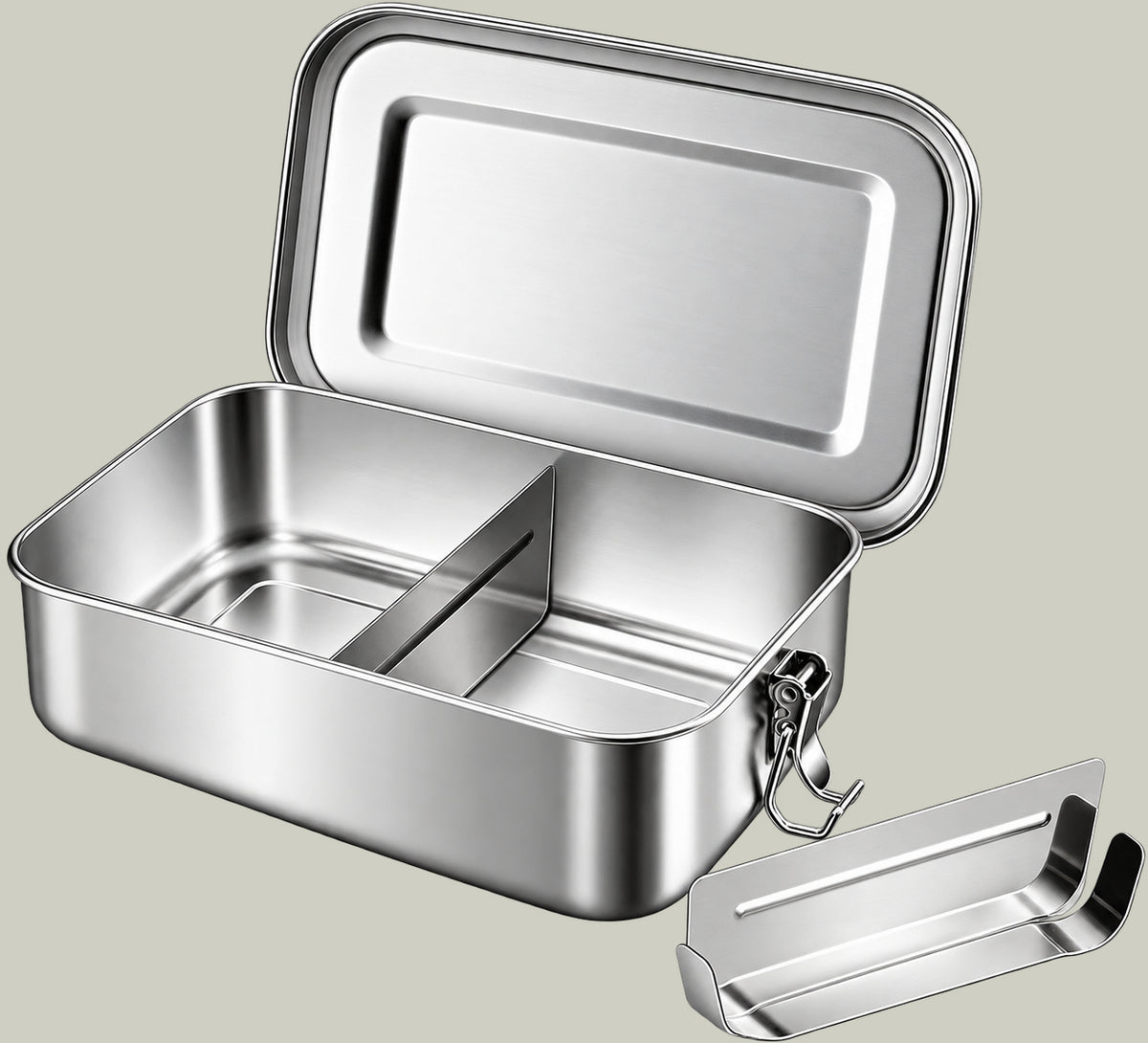 304 Stainless Steel Food Storage Container with Locking Lid