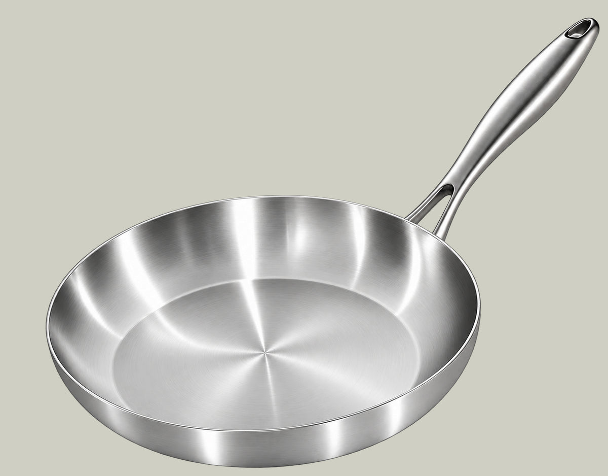 28cm 5-Ply Stainless Steel Frying Pan