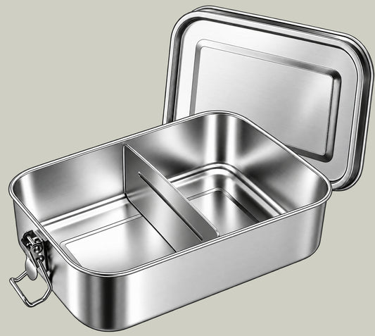 304 Stainless Steel Food Storage Container with Locking Lid