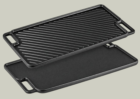 Pre-Seasoned Reversible Cast Iron Griddle Pan