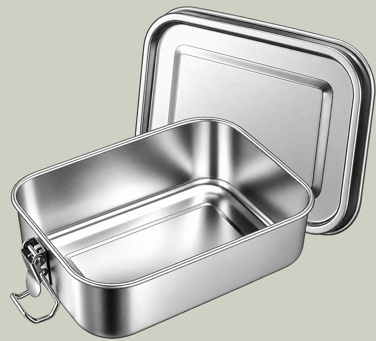 304 Stainless Steel Food Storage Container with Locking Lid