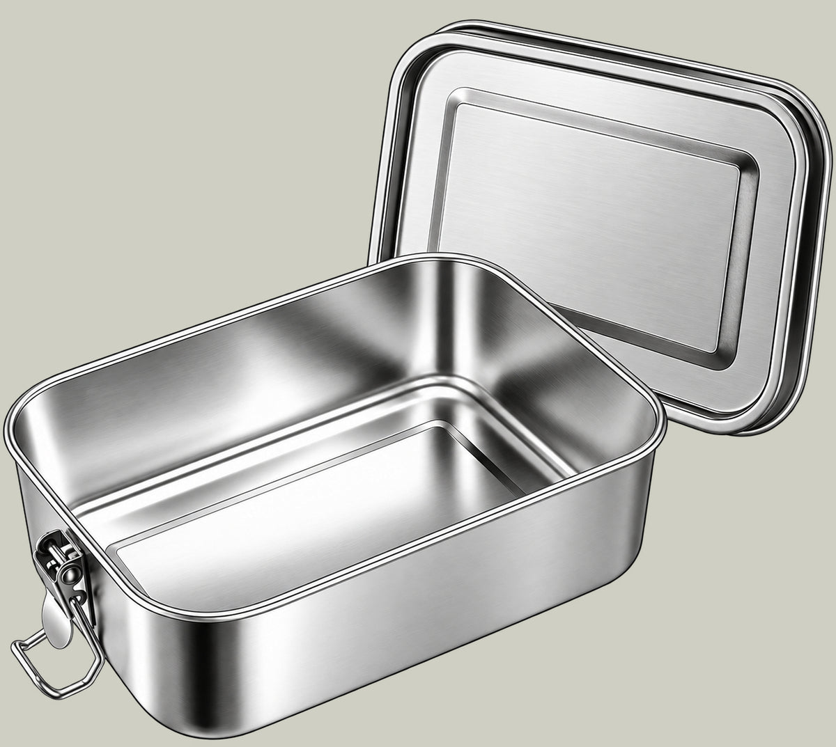 304 Stainless Steel Food Storage Container with Locking Lid