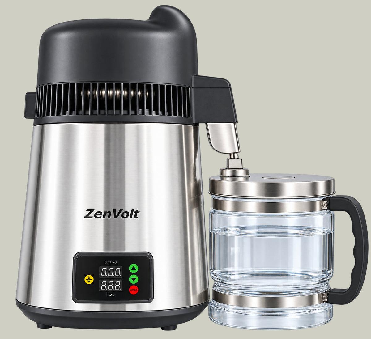6L Stainless Steel Water Distiller with Digital Control