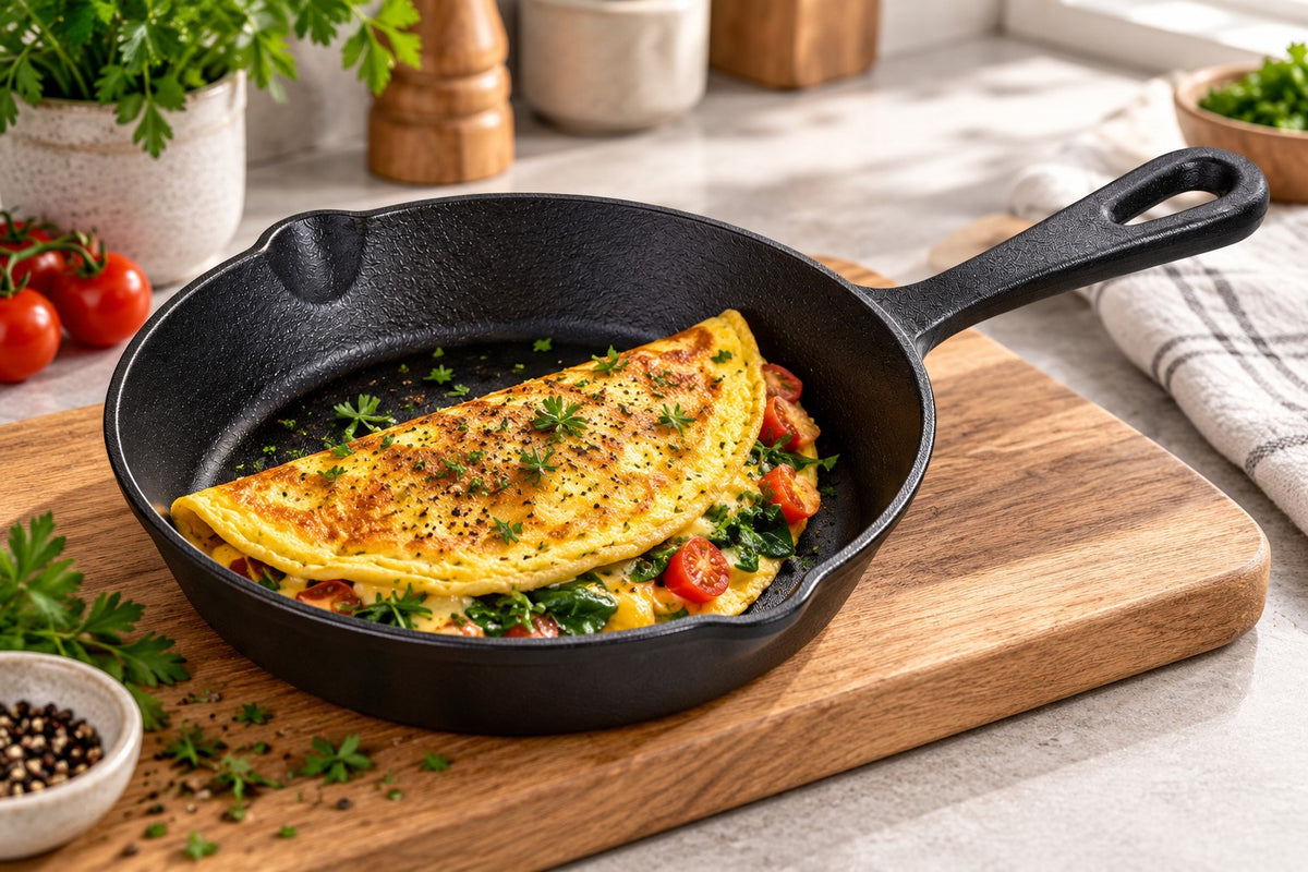 Pre-Seasoned Cast Iron Skillet Frying Pan