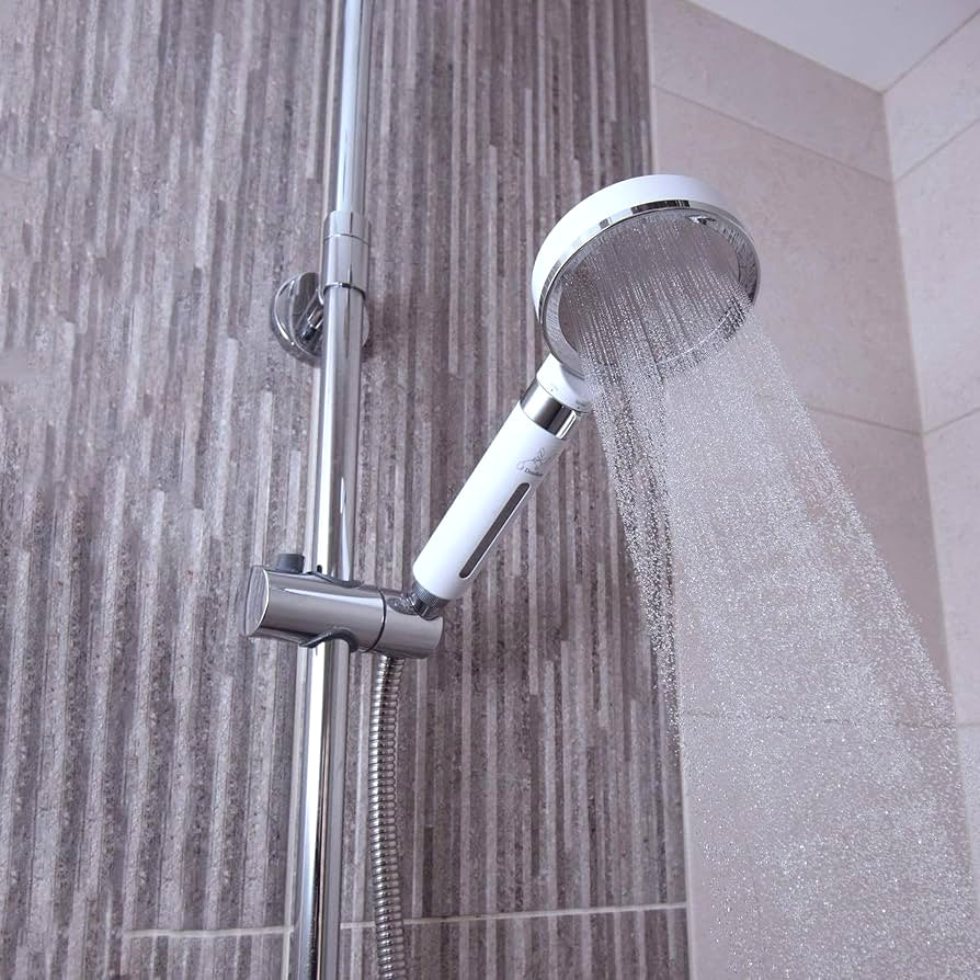 Filtered Shower Head with Dual Water Filtration