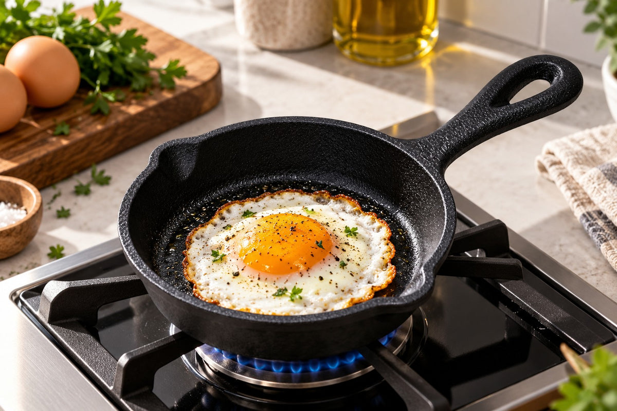 Pre-Seasoned Cast Iron Skillet Frying Pan
